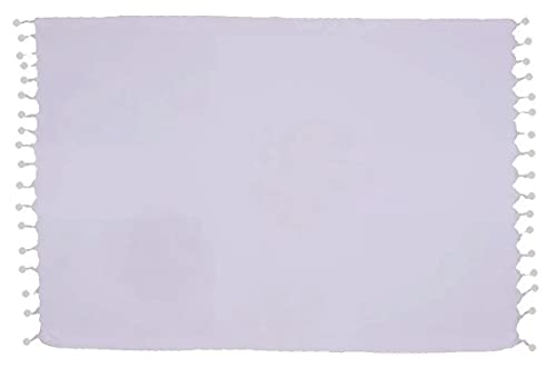 Canga de Praia Lisa Várias Cores e Modelos (Branco)