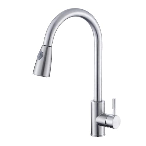 Grifo de cocina monomando con caño extraíble para limpiar cómodamente 2