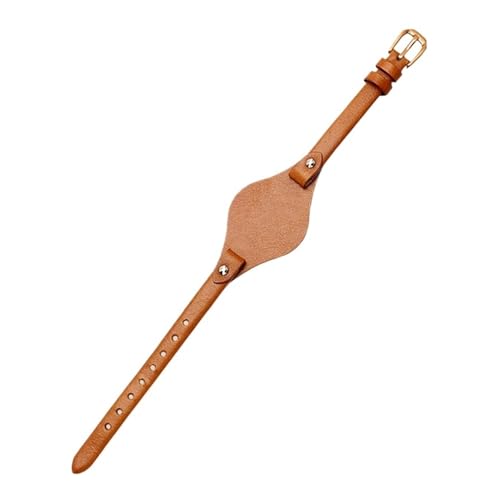 Fossil ES3077 ES2830 ES3262 ES3060 ES4176 ES4119 ES4026 ES4340 �Ή� ���f�B�[�X �E�H�b�`�o���h �X���[���u���X���b�g ���U�[�E�H�b�`�X�g���b�v(Lightbrown-rose gold)