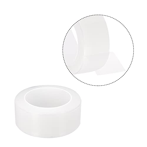 Image of MECCANIXITY Removable Protective Film, 1 4 /5 Inch x 328 Ft Surface Protective Scratch Film Roll for Furniture, Electrical Appliances, Clear