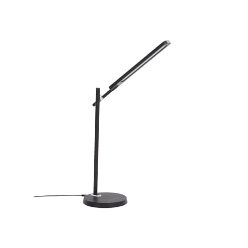 Lindby LED Tischlampe 'Valtorin' (Touchdimmer) dimmbar (Modern) in Schwarz u.a. für Arbeitszimmer & Büro (1 flammig,) - Tischleuchte, Schreibtischlampe, Nachttischlampe, Touch