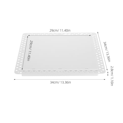 Panel de acceso oculto de plástico blanco para techos y registro de plomería 3