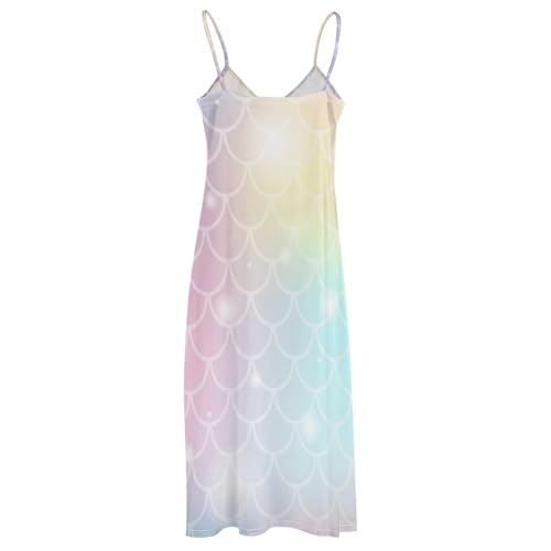 Robe longue sirène rose pour une soirée d'été chic et glamour à la plage