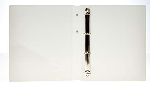Fichário 4 Argolas - PP - 2mm - Interior Branco Container Colors Pantone 0121 - Nile