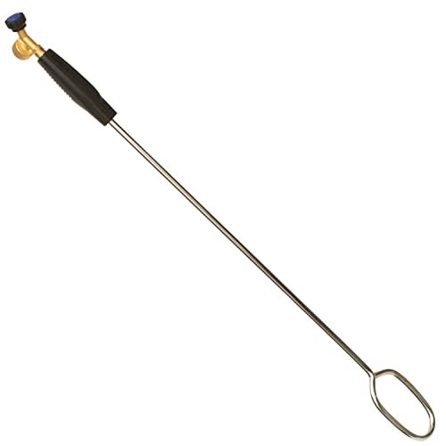 Flame King Propane Fire Starter Torch works with 1lb Propane Tanks for Firepits Charcoal Grills Wood Oven
