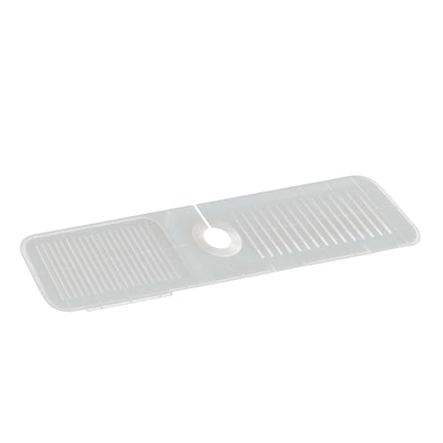 Tapis de drainage pour robinet | Porte-éponge en silicone pour comptoir d'évier | Tapis de séchage pour robinet | Attrape-gouttes de robinet | Attrape-eau de robinet à séchage rapide | Plus de tracas