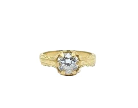 pmw PADMAVATHI ENTERPRISES Gold Plated Unisex Temple Ring With Round Stone Fashion Finger Ring Size Six Pack Of One Gold-picture-28