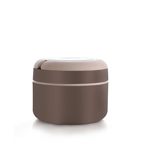 Ganesh Cresta Food Insulated Airtight Leak-Proof Lunch Box for Office, School, Picnic - 400ml -Color May Vary, Plastic (Image - 3)