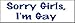 BUMPER STICKER: Sorry Girls I'm Gay - VINYL GAY PRIDE 3" x 10"
