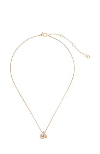 Collier double nœud en pierres pavées au design haute joaillerie