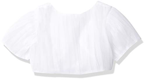 Girls' Cap Sleeve Tulle Bolero Jacket
