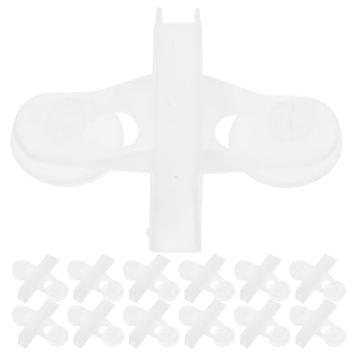 NOLITOY 20個 水槽飼育仕切り吸盤クリップ 仕切り固定クリップ 水槽のパーティション 水族館の分離プレート 水族館タンク仕切