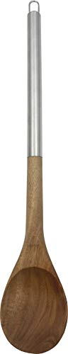 Fackelmann Cucharon Servir Acacia, madera, mango en acero inoxidable, color marrón e inox, 1 ud Cover
