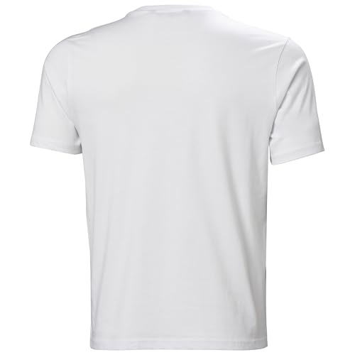 Helly Hansen Camiseta para Hombre con Logotipo HH, Color Blanco 2.0, XL