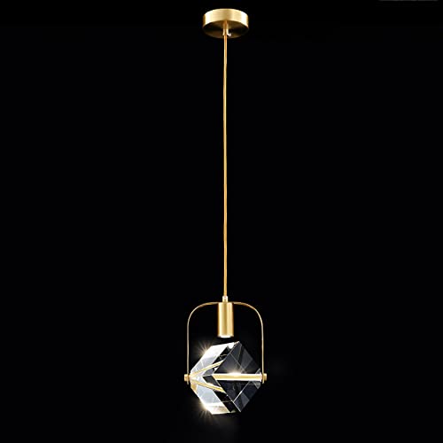 Suspension LED en cristal réglable idéale pour illuminer votre table de salle à manger