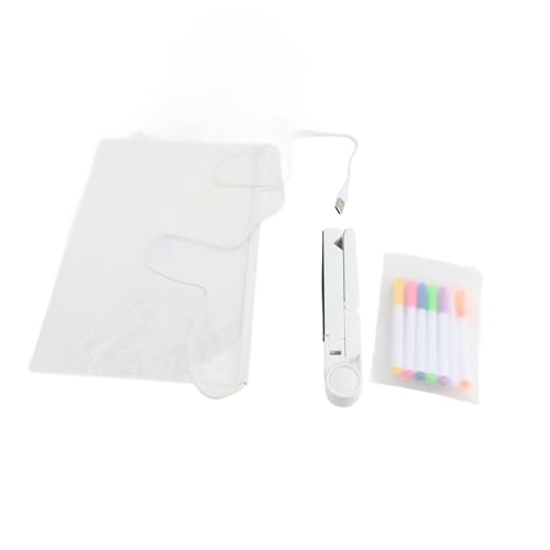 Bonbela Lavagna con lettere a LED in acrilico, multifunzione, illuminata, per scrivere, per hotel