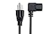 Hosa PWC-143R Power Cord, Right-angle IEC C13 to NEMA 5-15P, 3 Feet