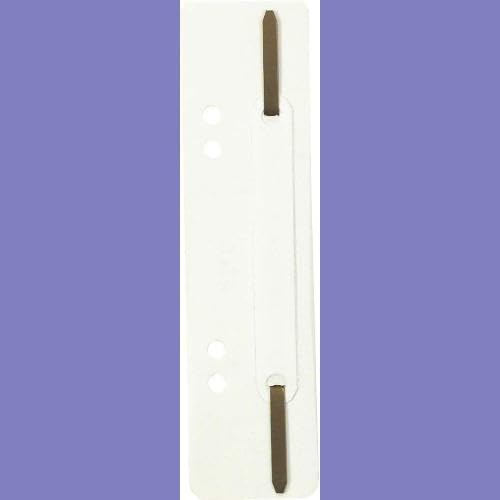 Exacompta - Ref. 426002B - 250 polypropylene slat file holders - White, 250er Pack | Kunststoff-Heftstreifen - Image 3