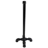 MAGICLULU 1pc Stand up Metal Tissue Rack Vertical Design Paper Holder for Bathroom Kitchen Space-Saving Roll Paper Stand Black Industrial Style for Easy Access and Convenience