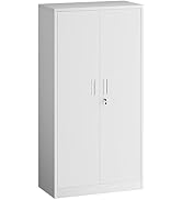 Amazon.co.jp: HOMECO 両開き書庫 高さ180cm 「適格請求書対応」 書類