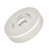 NOLITOY Vinyl Plattenspieler Adapter aus Aluminium 45 U/min Schallplatten Mitteladapter Langlebiger...