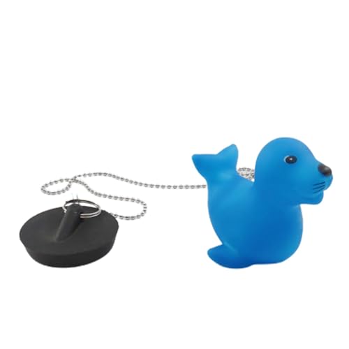 Tappo Per Vasca Da Bagno - Catena Per Tappo Di Scarico A Forma Di Cartone Animato | Tappo Di Scarico | Tappo Per Vasca Da Bagno Galleggiante In Gomma Cartoon | Tappo Di Scarico Universale Per L