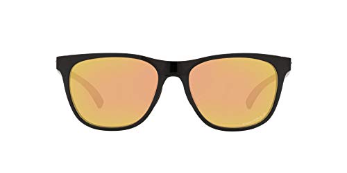 Oakley womens Oo9473 Leadline Sunglasses, Polished Black Prizm Rose Gold Polarized, 56 mm US