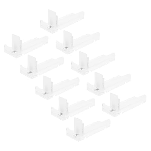 Organisateur de Frigo 10 Pièces avec Système de Poussée Automatique en Plastique