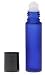 PREMIUM VIALS CREATIVE PACKAGING SOLUTIONS Aromatherapy Glass Roll On Bottles, FROSTED Cobalt Blue-Set of 36