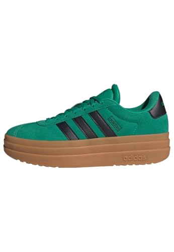 adidas Donna VL Court Bold Shoes, Court Green/Core black/GUM10, 36 2/3 EU