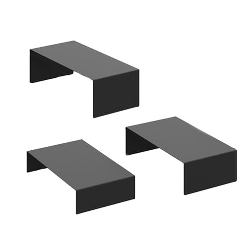 STARTIST ビュッフェテーブル用フードライザー3点セット デザートディスプレイスタンドセット ペストリーラックセット ケータリング用ケーキスタンドセット 宝石ジュエリー, 黒