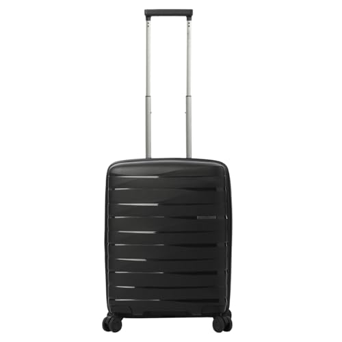 Valise cabine 48L TOTTO Glide S trolley rigide noir avec roues 360