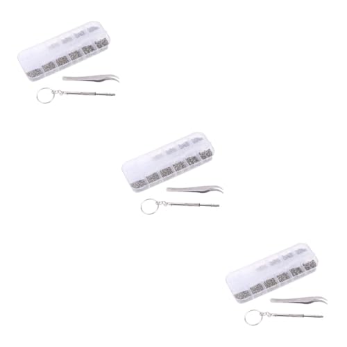 Kit de réparation de lunettes Healvian de 3300 pièces avec vis et tournevis