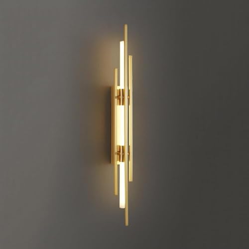 Lámpara de pared LED moderna y aplique de tubo largo acrílico para espejo