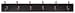 kieragrace KG Connor Coat Rack, 6 Oil Rubbed Bronze Hooks, 27-Inch, Espresso