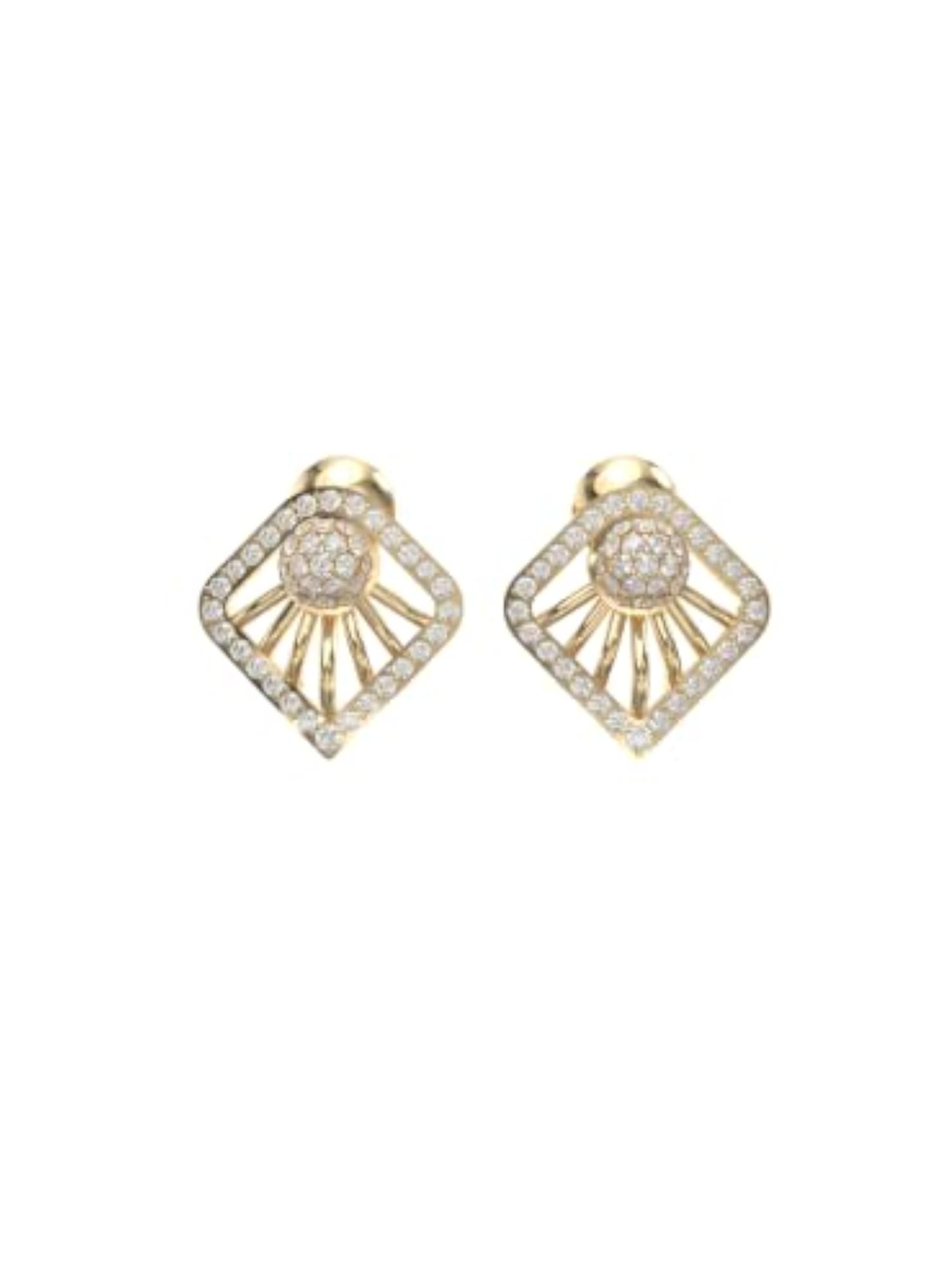 Women's Lab-Grown Diamond Tess Earrings, Elegant