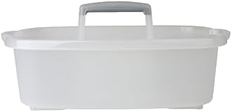 Casabella Plastic Caddy for 4 Gallon Rectangular Bucket (Translucent)