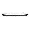 Vertical Cable 24 Port Blank Patch Panel - 1U