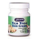9 X Tea Tree Dog Skin Cream (Antiseptic) 50g - Johnsons (P)(A021)