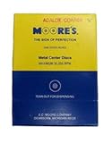 Moore's Snap-On Metal Center Abrasive Discs- Medium 600/Box, Made in the USA