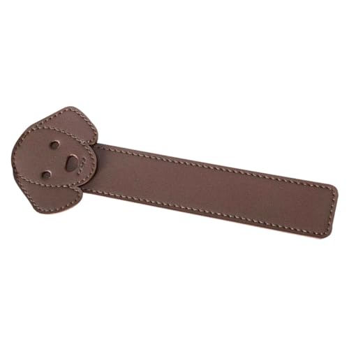 NUOLUX レザー製犬型しおり ブックマーク ページマーカー 読書用文書整理 向け実用便利アイテム