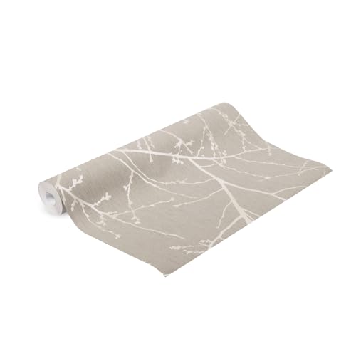 Superfresco Easy Innocence Branch Mushroom Wallpaper | Paste The Wall | Natural Trees | Eco-Friendly