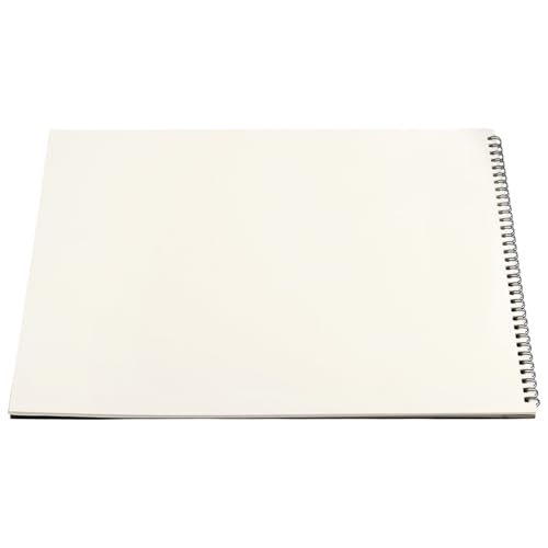 HONYUET A3 Spiral Sketchbook, Black, 42 x 29.7cm, 120gsm Paper, 60 Pages, Art Creation Notepad for Home Office - Image 3