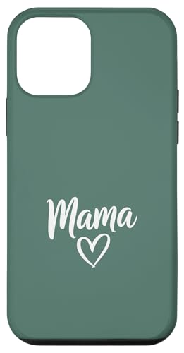Sage Green - Mama Heart �G���K���g �X�N���v�g �ꐫ ���w �X�}�z�P�[�X iPhone 12 mini �p