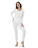 Women 's Thermal Underwear Set with Lightweight Ultra Soft Fleece Lined,Long John Set, Skiing Base Layer