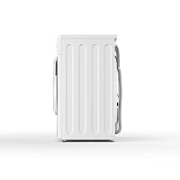 Midea MF10EW70BA10 Waschmaschine / 7kg / 1400 U/Min/EEK A-10%/Inverter Quattro Motor/Dampffunktion/Grosse Trommel/Nachlegefunktion/Kindersicherung/AquaStop, Weiß – Ansicht 6