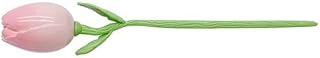 Flor de tulipán Palillos for el cabello Palillos for el cabello de moda Horquillas for el cabello elegantes Palo Palillos decorativos florales de color rosa Accesorios for el cabello Barrette for boll