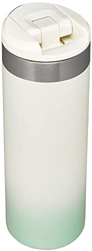 Image of Stanley AeroLight Transit Bottle 16 oz Locking Drink Through Lid Leak Resistant Water Bottle or Coffee Travel Mug Lightweight Insulated Stainless Steel BPA-Free Cream