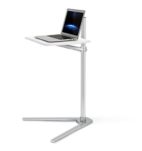Soporte para cama y sofá de aluminio para tableta o notebook con altura ajustable en plata 2