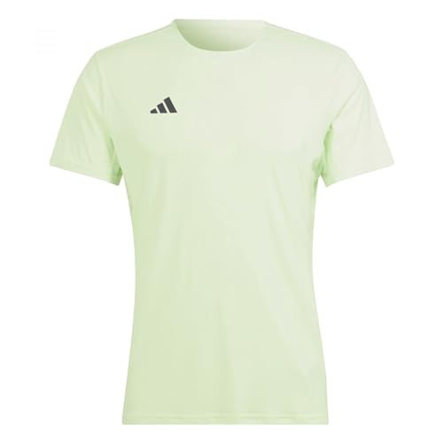 T-shirt Adizero Adidas jaune maillot de course à pied respirant et léger